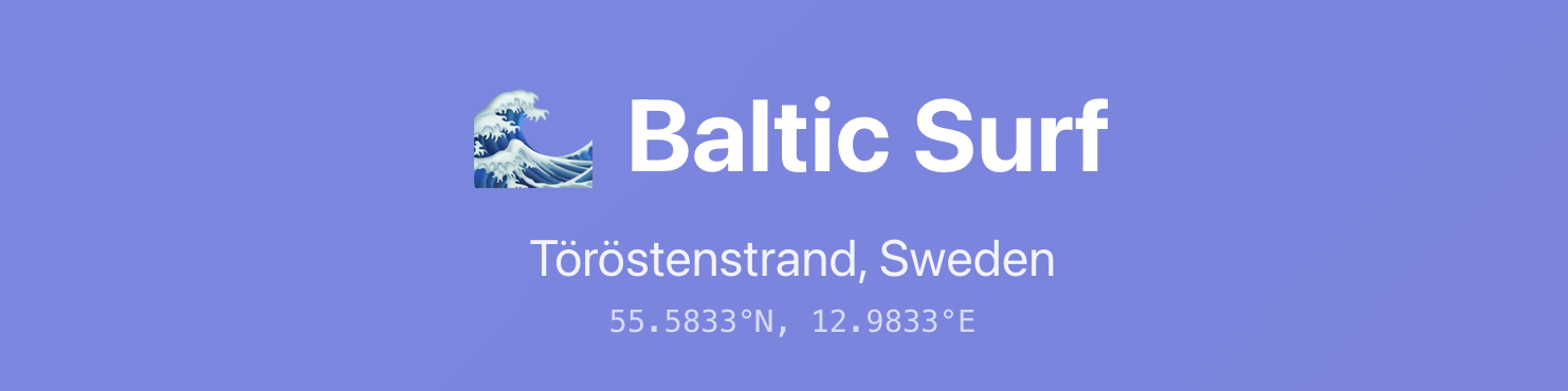 Baltic Surf Forecast